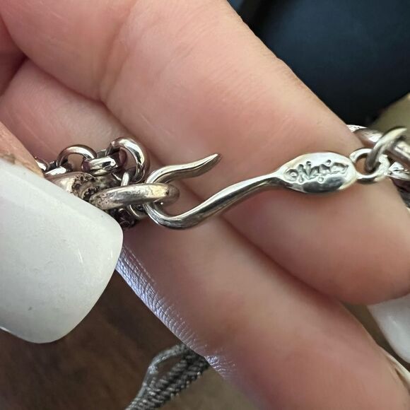 VINTAGE NAPIER MULTISTRAND SILVER NECKLACE - Picture 5 of 5